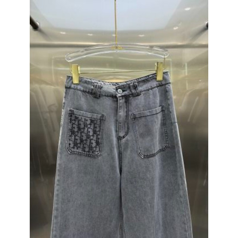 Quần Denim Tencel lưng cao mới dành cho nữ