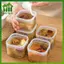 SWEET Hộp Bảo Quản Thực Phẩm 6 Lưới Rau Quả Hộp Giữ Tươi Có Nắp Cho Tủ Lạnh Nhà Bếp Gia Vị Gia Vị Bảo Quản Bình n