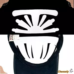 CHEESELY 10 Cái Mũ Bóng Chày Chèn Shaper, Mũ Chống Biến Dạng Có Thể Tái Sử Dụng Chèn Mũ Lót, Giá Đỡ Bảo Vệ Mềm Đa Năng Không Dệt Nắp Fitter Chèn Cho Mũ Bóng Chày