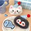 Móc khóa sang trọng Penguin cho bé gái 1 Mặt dây chuyền đồ chơi sang trọng mềm mại lông tơ cho Bapa Trang trí vòng chìa khóa xe hơi Đẹp