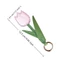 Móc khóa hoa Tulip GUSTAVA, Mặt dây chuyền túi nhiều màu bằng da PU, Dây buộc ngọt ngào Móc khóa ô tô di động Trang trí túi quyến rũ