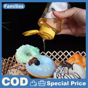 Nhựa Mật Ong Bóp Chai Gia Vị / Ketchup Hộp Đựng Nắp Lật Lọ Xi-rô Có Thể Đổ Lại Hộp Đựng Chống Rò Rỉ Chai Squeezable