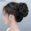 Bluelover Tổng Hợp Tóc Bun Sống Động Như Thật Lộn Xộn Tóc Giả Hoa Bud Gước Kẹp Co Giãn Nữ Giả Tóc Miếng Nhiệt Độ Cao Lụa Mới