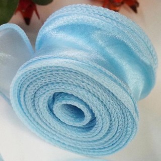 Cuộn ruy băng voan sóng KHÔNG LÕI 4cm dài 9m trang trí bó hoa, hôp quà,...