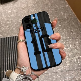 Vỏ bảo vệ điện thoại di động Số 10 sọc xanh Thích hợp cho iPhone 12promax 11 12 13 14 pro max 15 16 17 promax 15pro 14plus 13pro Vỏ linh hoạt chống sốc