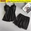 ESSENCEH Bộ Đồ Ngủ Dây Nữ, Bộ Đồ Ngủ Mỏng Polyester Mùa Hè, Quần Short Sling Bộ Đồ Giải Trí Thoáng Khí Bộ Đồ Gia Đình