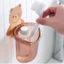 Giá đựng cốc đựng bàn chải đánh răng phòng tắm, giá đựng đồ gia đình đa năng phong cách Hàn Quốc