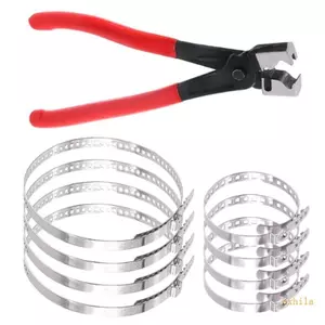 Exhila 9 Chiếc Ô Tô Kẹp Kìm Bộ CV Khởi Động Kẹp Kìm 35 Mm Hàm Mở Và 8 Chiếc Thay Thế Dây Uốn