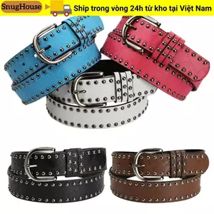 SNUGHOUSE Pin Khóa Thắt Lưng Nữ Vintage Cổ Điển Dây Đeo Váy Nữ