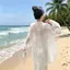 Áo sơ mi chống nắng phong cách quốc gia đi biển mùa hè mỏng mới phong cách Trung Quốc Áo len Cardigan dài tay dáng rộng voan