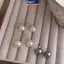 MAKY Pháp 12mm Lớn Champagne Giả Ngọc Trai Tai Móc Bông Tai Nữ Cá Tính Cưới Trang Sức Bán Buôn VN