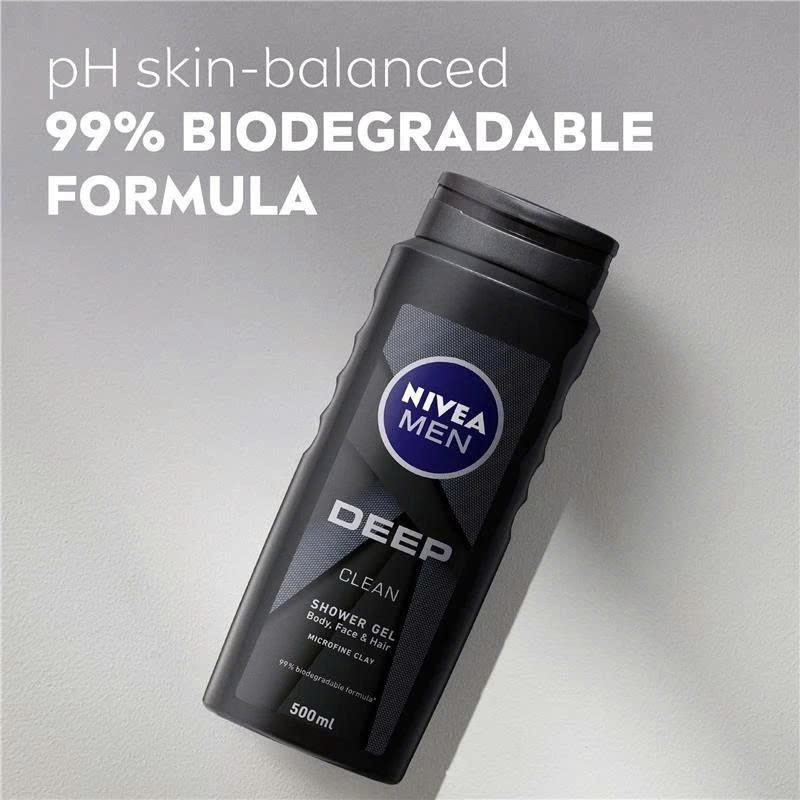 Sữa Tắm Gội Xả Nivea Men 3in1 Shower Gel 500ml