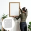 Giá đỡ móc treo tường hình chữ Z - Bảng cố định hạng nặng - Phụ kiện phần cứng văn phòng tại nhà - Giá đỡ hợp kim nhôm - Hỗ trợ khung ảnh nghệ thuật / Giao hàng miễn phí