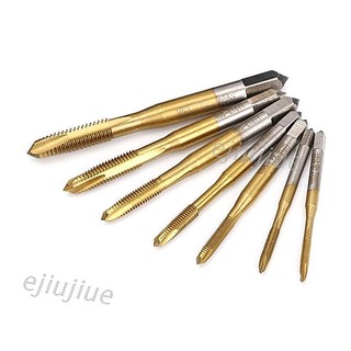Mũi taro rãnh thẳng thép gió HSS M2/M2.5/M3/M3.5/M4/M5/M6 hệ mét