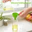 Phễu silicon có thể gập lại cấp thực phẩm BPA Free Di động có thể gập lại để chuyển chất lỏng nấu ăn hàng ngày [VN]