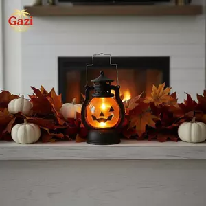 Đèn lồng LED bí ngô Mini Halloween Kích thước đèn chùm ấm áp cho bàn tiệc Halloween [VN]