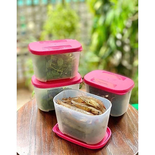 Hộp trữ đông Mini Tupperware 300ml (nắp màu ngẫu nhiên), bảo quản thực phẩm, thức ăn dặm,…