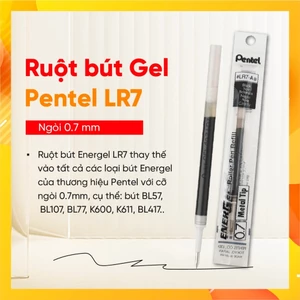 Ruột bút Pentel Energel LR7 ngòi 0.7mm