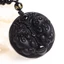 Mặt dây chuyền Obsidian Pixiu phong cách dân tộc cổ điển