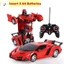 Tỉ Lệ 1: 18 2 Trong 1 Điều Khiển Từ Xa Xe Thể Thao Robot Biến Hình Đồ Chơi Cho Bé Trai