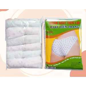 Gói 5 Cái Quần lót giấy cho mẹ dùng 1 lần Baby Hiền Trang