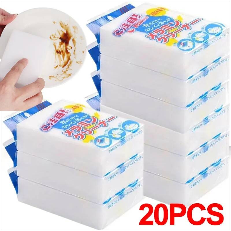 5 / 10 / 20 Miếng Bọt Biển Vệ Sinh Nhà Bếp / Miếng Bọt Biển Ma Thuật Rửa Bát / Tẩy Bọt Biển Bụi
