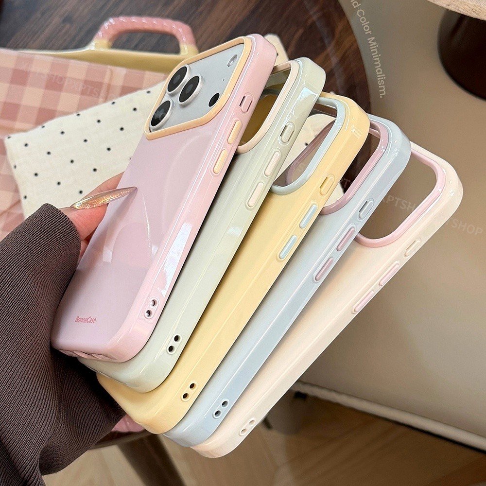 Ốp Điện Thoại Mềm Chữ Đơn Giản Cho iPhone 17 Pro Max 16 15 14 13 Vỏ Bảo Vệ Chống Sốc