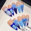 10 Cái 2060 Long Teardrop 3D Dập Nổi Móng Tay Giả Cho Nữ