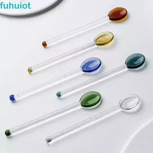 Muỗng cà phê FUHUIOT Kem Espresso Glass Muỗng chịu nhiệt
