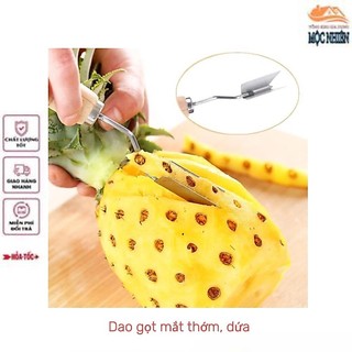Combo 3 Dao gọt mắt thơm, dứa bằng thép không gỉ - siêu bền, tiện dụng