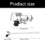 POP 1 4 Inch Vít Màn Theo Dõi Camera Gắn Che Khuyết Điểm Giá Đỡ Kim Loại Trắng Nhựa Có Thể Điều Chỉnh Góc Khoan Cho Gia Đình