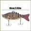 Mồi Câu Cá Cho Cá Hồi Bass Đa Khớp Chậm Chìm Cá Thực Tế Bơi Bass Mồi Crankbaits kouvn