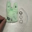 QEARY Halloween Plushie, Thỏ Gothic Nhỏ Gọn Mềm Mại, Búp Bê Quirky Màu Trơn Handmade-look Fluffy Stitch Bunny Key Organizer
