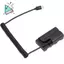 Dây cáp nguồn USB Type C cuộn sang pin giả NP-F được giải mã cho máy quay Video màn hình Shinobi