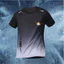 Lưới thoáng khí YONEX Gradient thể thao tay ngắn 3D in kỹ thuật số Loose Unisex Cầu lông, Quần vợt, Chạy bộ Áo thun