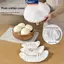 MAKY Cotton Vải Bát Bao Có Thể Tái Sử Dụng Nắp Chống Bụi Cho Nhà Bếp Ăn Bộ Đồ Ăn Bảo Quản Thực Phẩm Dã Ngoại Sử Dụng VN