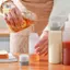 1Pc 350 / 175ml Chai ép gia vị 5 lỗ Ketchup mù tạt Bóp chai nước sốt Hộp đựng đồ dùng nhà bếp ELWW