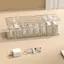 Hộp đựng thẻ giao dịch GHX Hộp đựng thẻ Acrylic Bảo quản sở thích chắc chắn Bảo vệ với 7 ngăn chia có thể tháo rời cho thẻ giao dịch VN