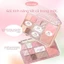 Yiwu Bảng Phấn Mắt Mười Hai Màu Đường Viền Làm Sáng Mờ Mịn Nhấp Nháy Trang Điểm Bảng Phấn Mắt