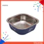 Bát cho thú cưng bằng thép không gỉ có đế cao su chống trượt Đĩa ăn cho chó mèo chống rơi cho thức ăn và nước - An toàn bền bỉ Dễ dàng làm sạch Bát cho chó dày