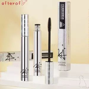 AFTEROF, Đế lông mi chống nước khô nhanh, Không nhòe mịn Lược dài ống bạc nhỏ dành cho nữ