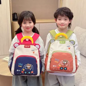 Gấu Nhỏ Lái Xe Trẻ Em Ba Lô Dễ Thương Mẫu Giáo Cho Bé Đi Học Màu Sắc Phù Hợp Với Bé Trai Bé Gái Hoạt Hình Du Lịch Ba Lô