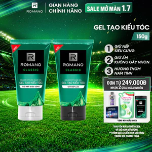 Gel vuốt tóc nam Romano Classic 150g