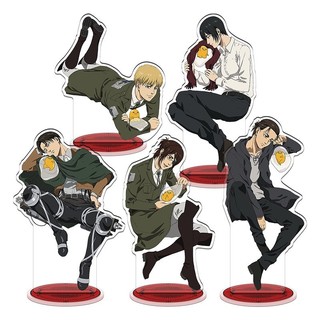 Mô Hình Acrylic Attack on Titan – Standee Eren, Mikasa, Levi, Trang Trí Bàn, Quà Tặng Anime
