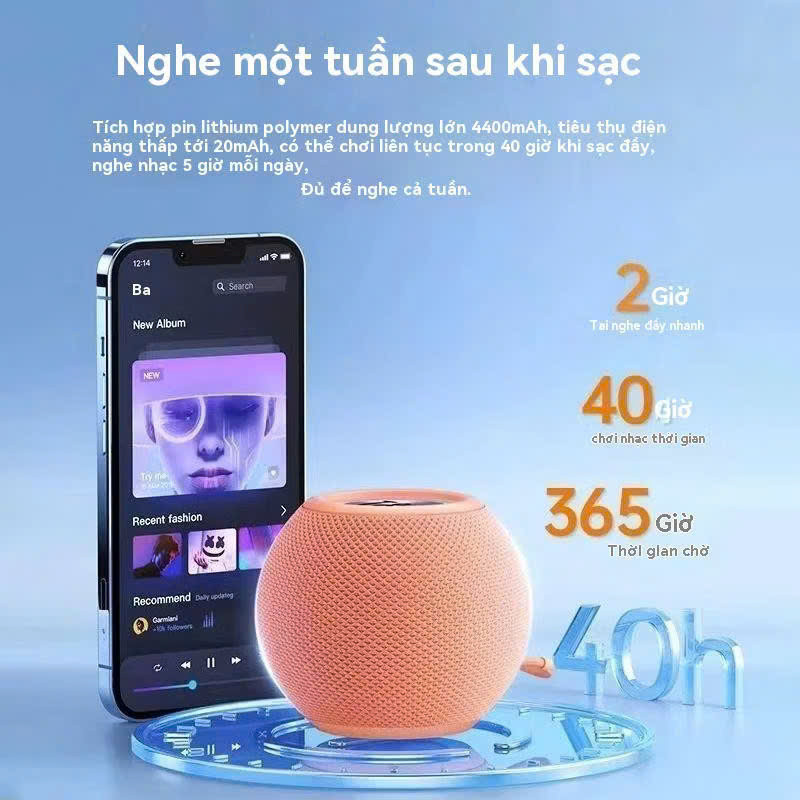 Loa Bluetooth Mini Tg337- Loa siêu trầm di động ngoài trời Âm thanh loa siêu trầm âm lượng cao loa bluetooth bass mạnh