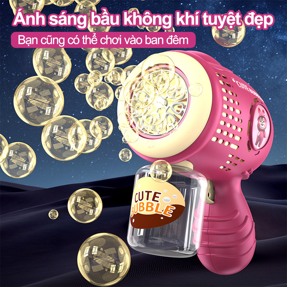 Toy Gun with Soap Bubble Soap Juice Toy Gun for Kids Boy Gift