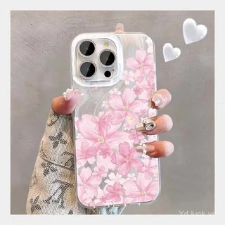 Ốp Điện Thoại Thời Trang Cao Cấp Đơn Giản Hoa Hồng Thích Hợp Cho iPhone 16promax 15pro 14plus 13 12pro 11 xs 16 15 14pro 13promax 16pro 15plus Ốp Chống Sốc