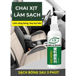 CHAI XỊT SẠCH BÓNG, ĐÁNH BAY MỌI BỤI BẨN, BẢO DƯỠNG XE, CHỐNG LÃO HÓA CHO BỀ MẶT DA, NHỰA, CAO SU, KHÔNG NHỜN