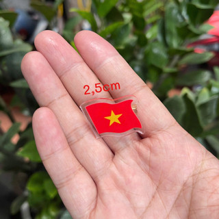 [có sẵn- hỏa tốc hcm]Pin cài áo lá cờ Việt Nam-Cài áo học sinh,balo cờ đỏ sao vàng,quà lưu niệm yêu nước Việt Namngày2/9