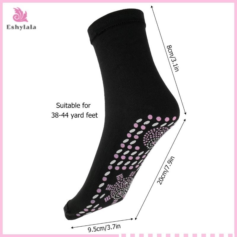 Tất chăm sóc sức khỏe tự sưởi ấm Unisex Tourmaline Tất ấm áp [MỚI]